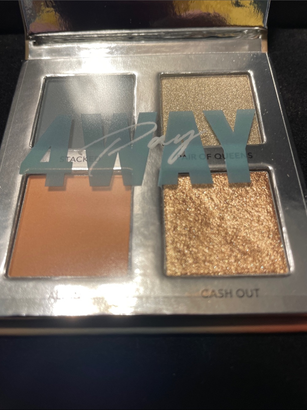 Metallic Gold & Warm Brown Eyeshadow Quad by Haus Laboratories